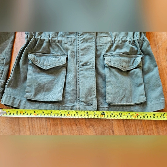 Lucky Brand rugged military-style M65 field jacket, women's XS, olive green, - Picture 9 of 12